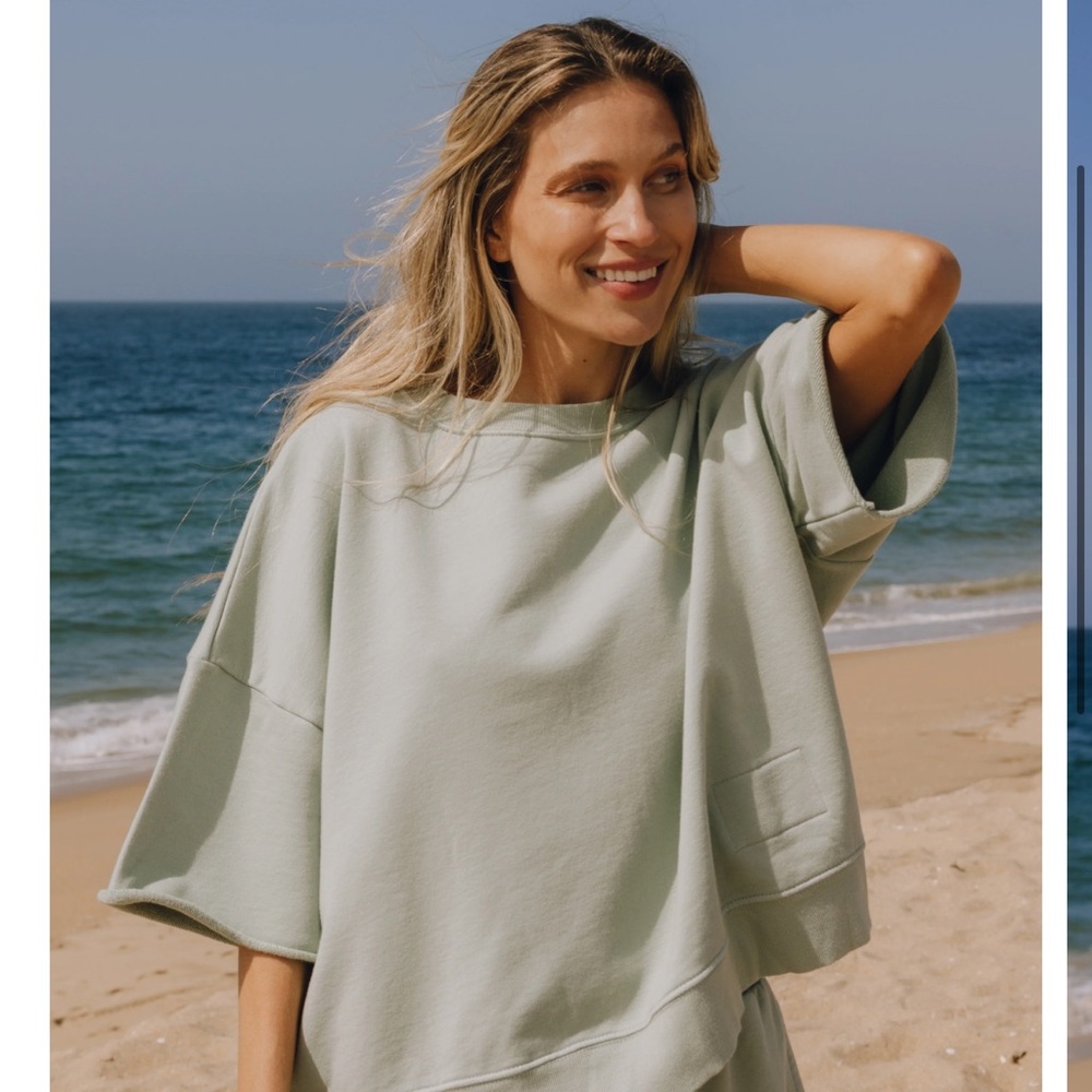 Daily Drills Cropped Sleeve Crew + Super Shorts